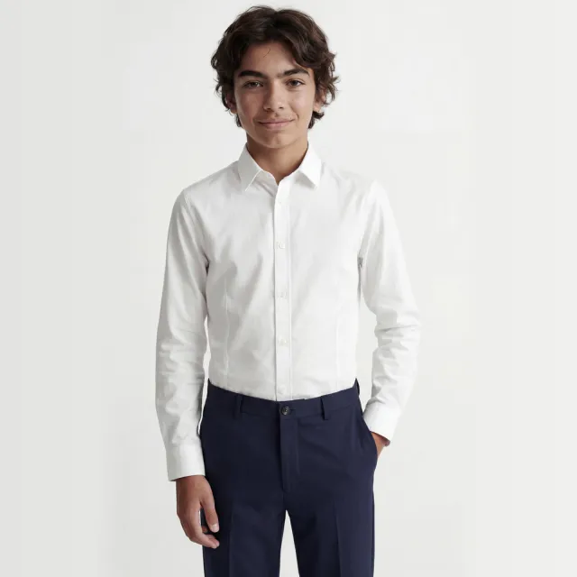 Jack & Jones JUNIOR overhemd JPRPARMA wit