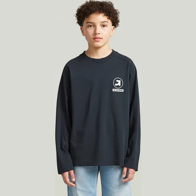 G-Star longsleeve donkerblauw, foto 4