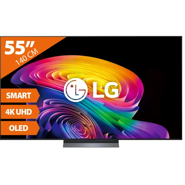 LG OLED55C69LB OLED tv zwart, foto 2