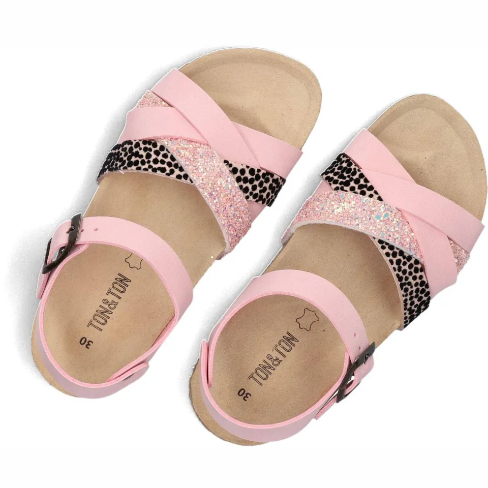 Ton & Ton Sandalen Nikolna Roze, foto 4