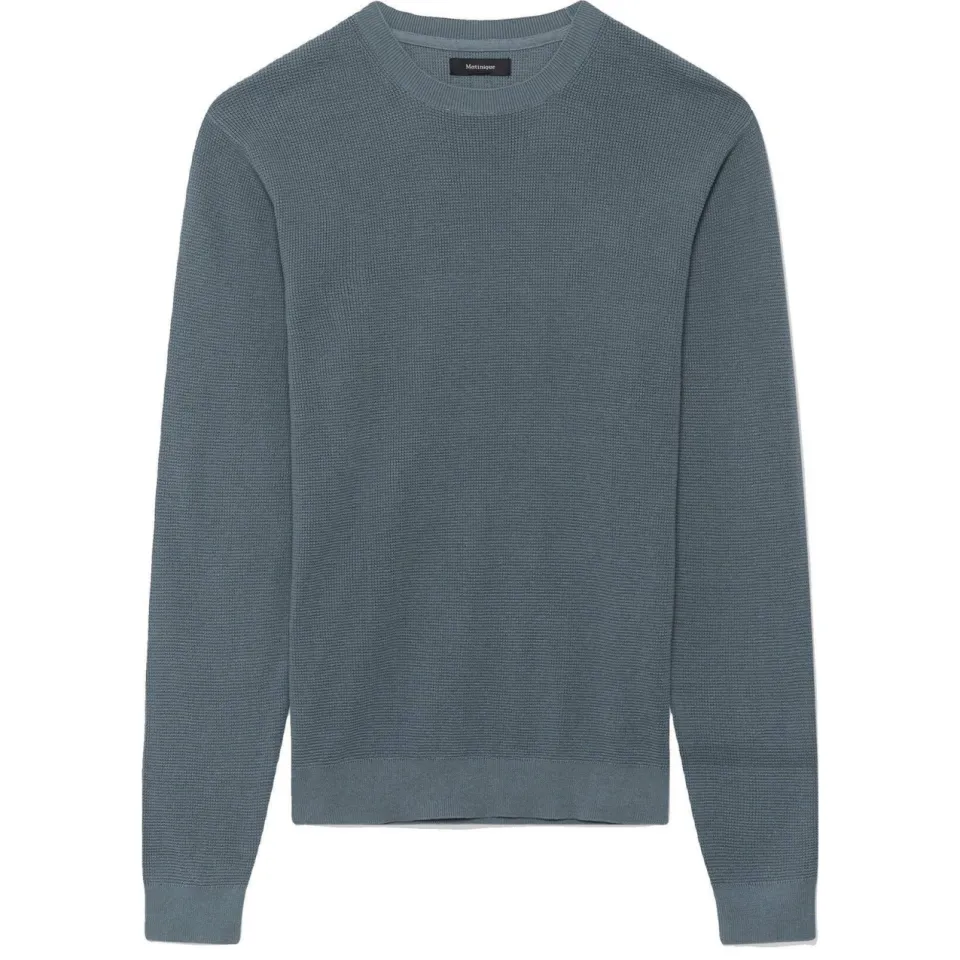 Matinique trui fijn gebreid blauw, foto 2