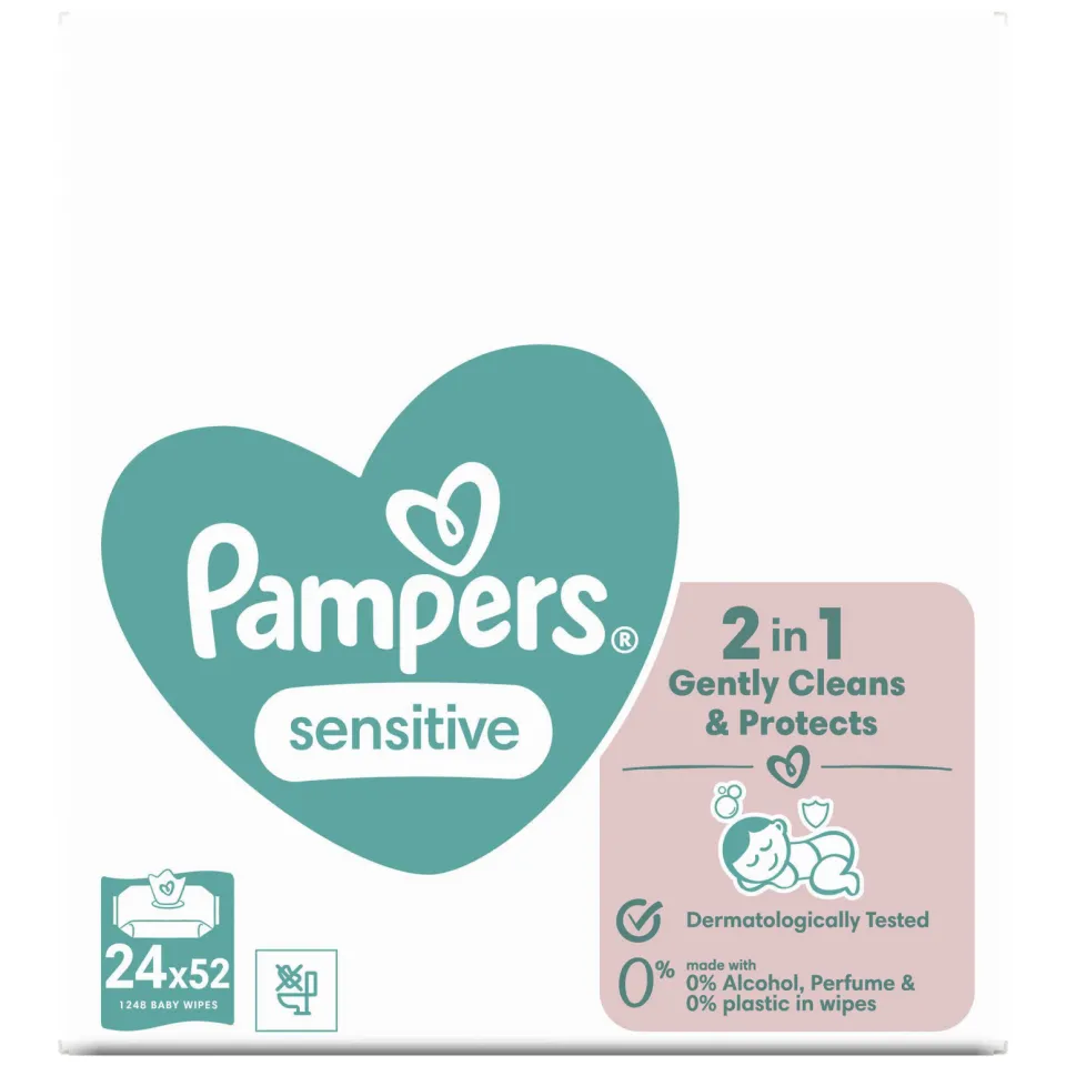 Pampers Sensitive billendoekjes, foto 2