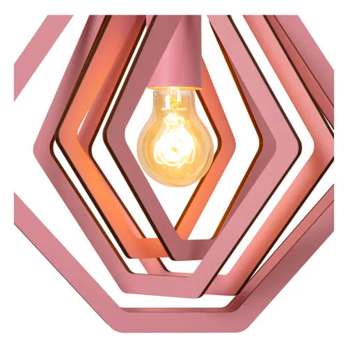 Lucide Mauro hanglamp roze, foto 5
