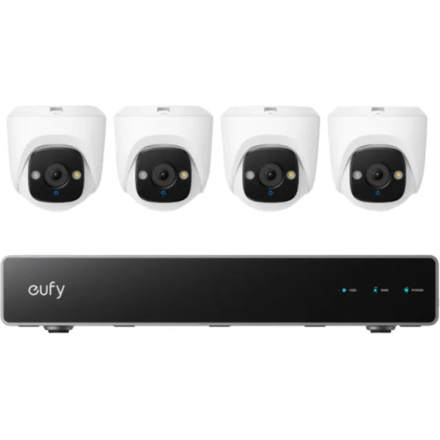Eufy Anker eufy PoE Security System + NVR + E41 4-Pack