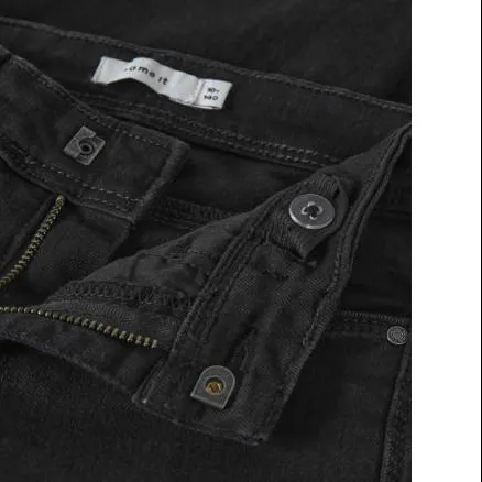 NAME IT KIDS bootcut fit jeans NKFPOLLY black denim, foto 4