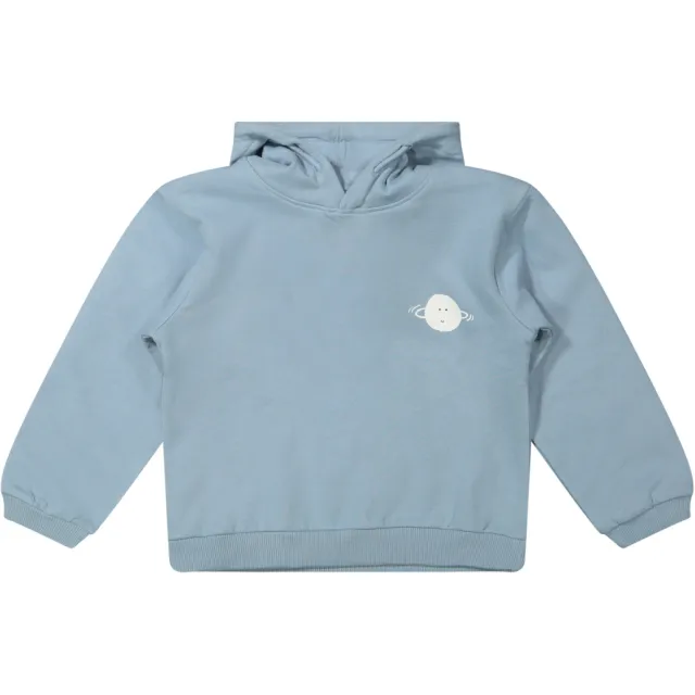 Riffle Amsterdam hoodie met print - lichtblauw, foto 2