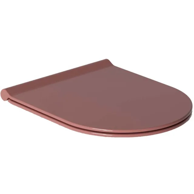 Salenzi Toiletzitting Salenzi Form Slim met Softclose Glans Roze