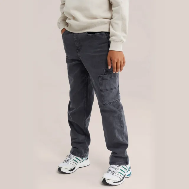 WE Fashion Blue Ridge casual broek antraciet, foto 3