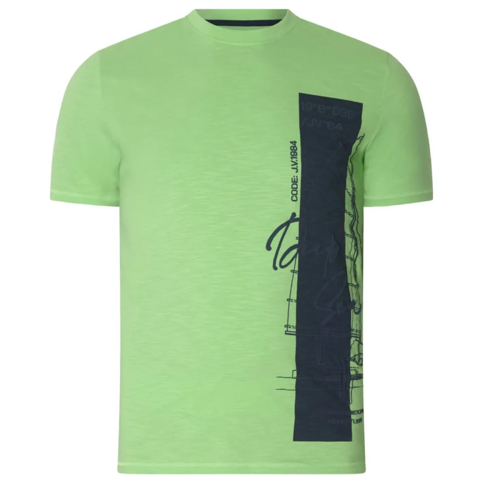 Jan Vanderstorm BALJAN T-shirt lichtgroen, foto 2