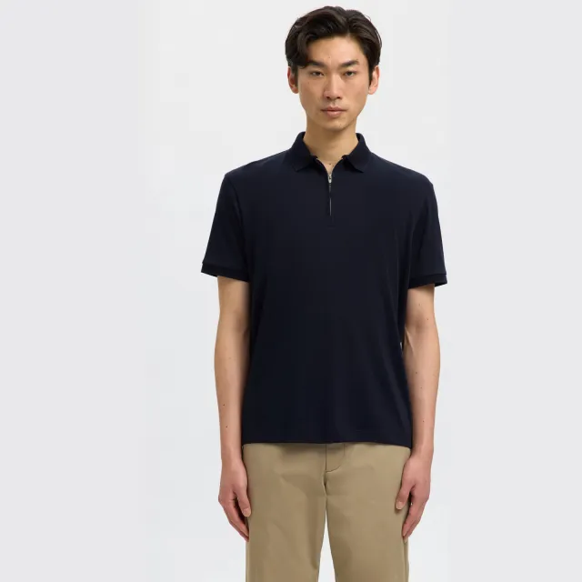 Selected regular fit polo SLHFAVE sky captain, foto 3