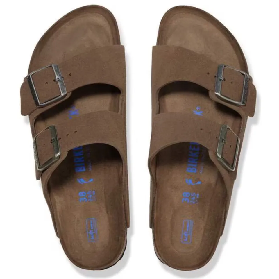 Birkenstock Arizona Dark Tea sandalen bruin, foto 3