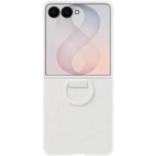 Samsung Ring magnet backcover voor Galaxy Z Flip8 - Cream