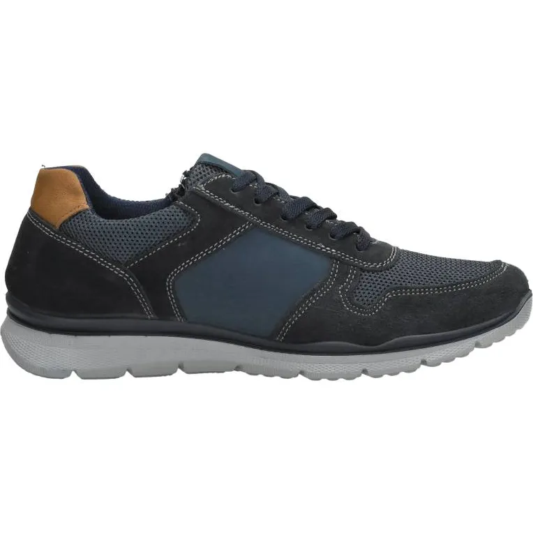Imac lage sneaker blauw