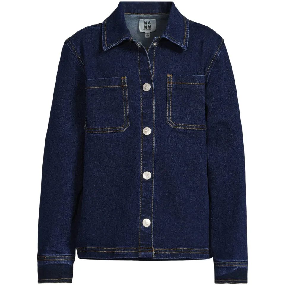 Me & My Monkey denim overshirt - donkerblauw, foto 3