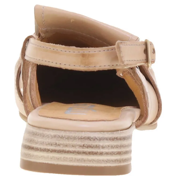 Mjus Porto slingback loafer lichtbruin, foto 2