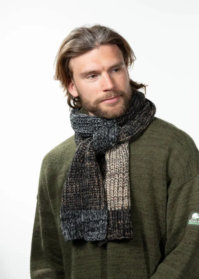Barts sjaal Akotan grijs/bruin