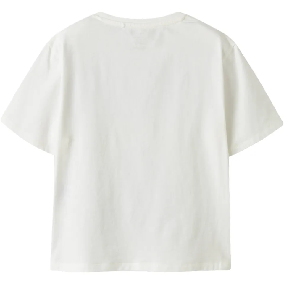 NAME IT KIDS t-shirt met print wit, foto 3
