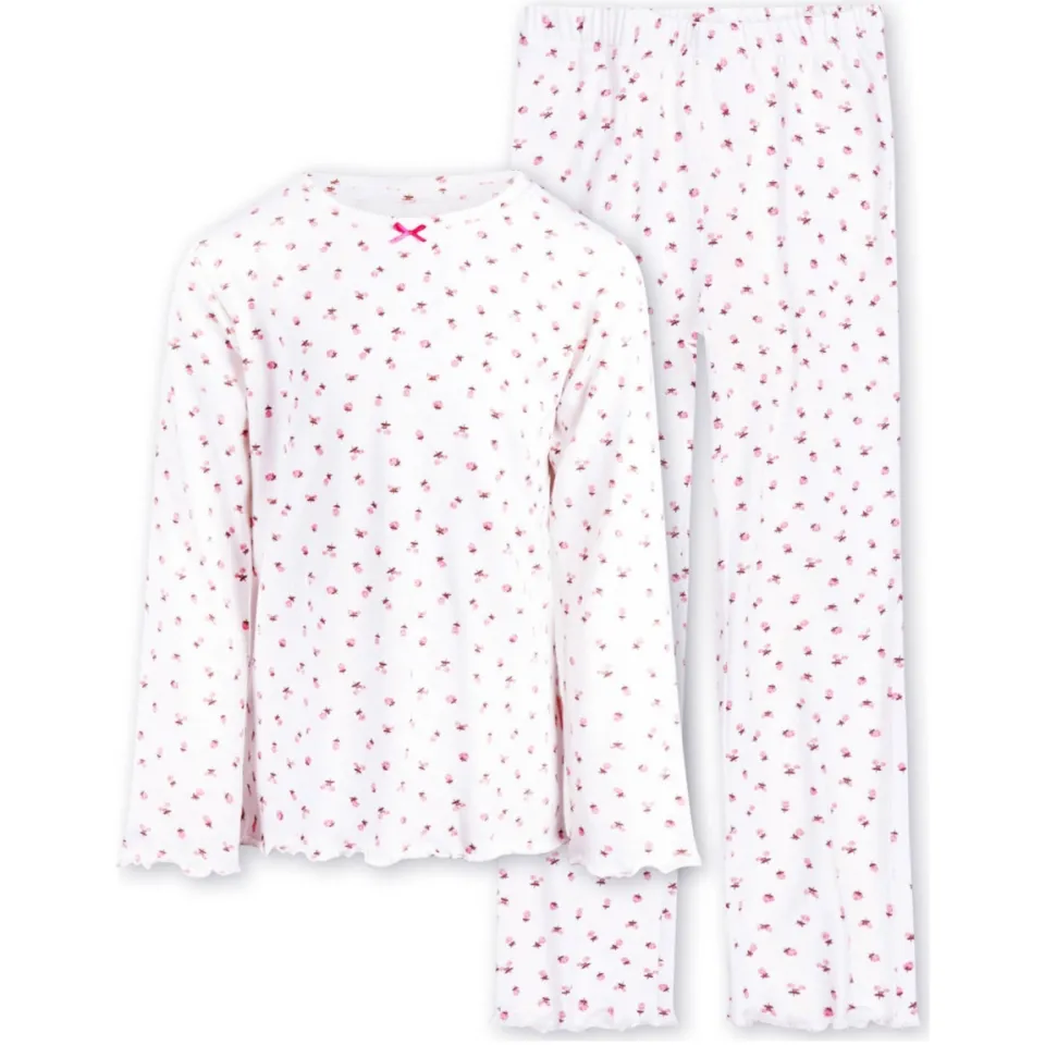 Little Label pyjama met roze bloemenprint, foto 2