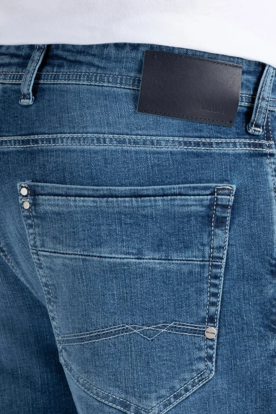 MAC BEN regular fit jeans Ocean Blue Authentic Used, foto 7