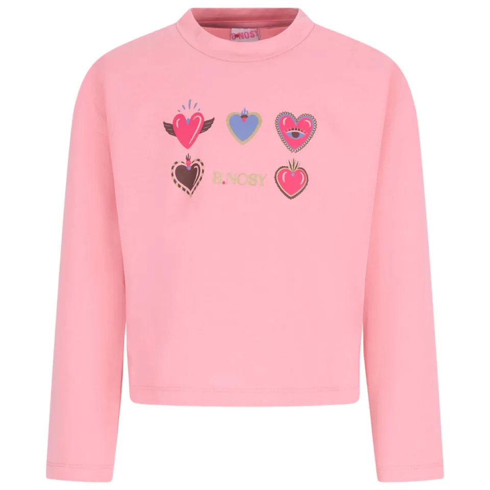 B.Nosy boxy longsleeve roze, foto 2