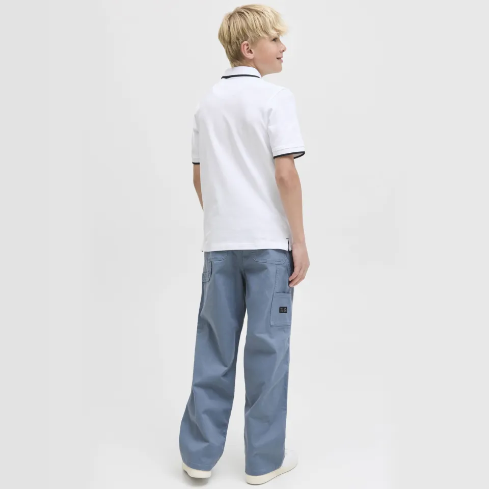 Jack & Jones JUNIOR polo wit, foto 3