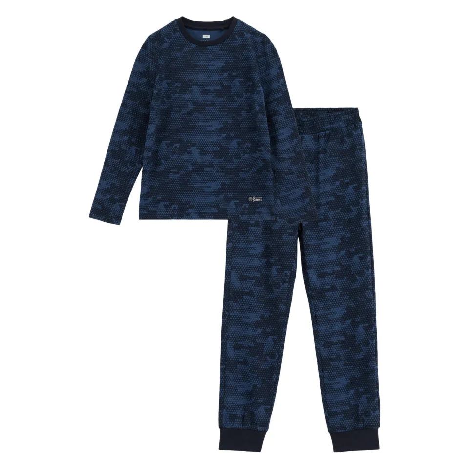 WE Fashion pyjama met print donkerblauw, foto 2