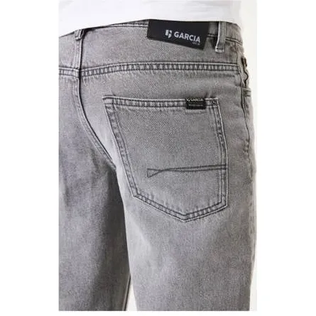 Garcia straight leg jeans grey denim, foto 5