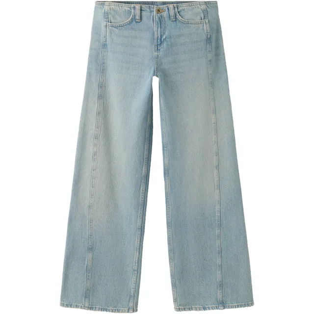 Mango TEEN wide leg jeans - lichtblauw Light blue denim