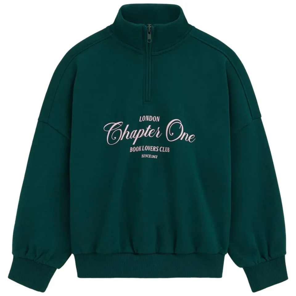 WE Fashion sweater met tekst - groen, foto 2