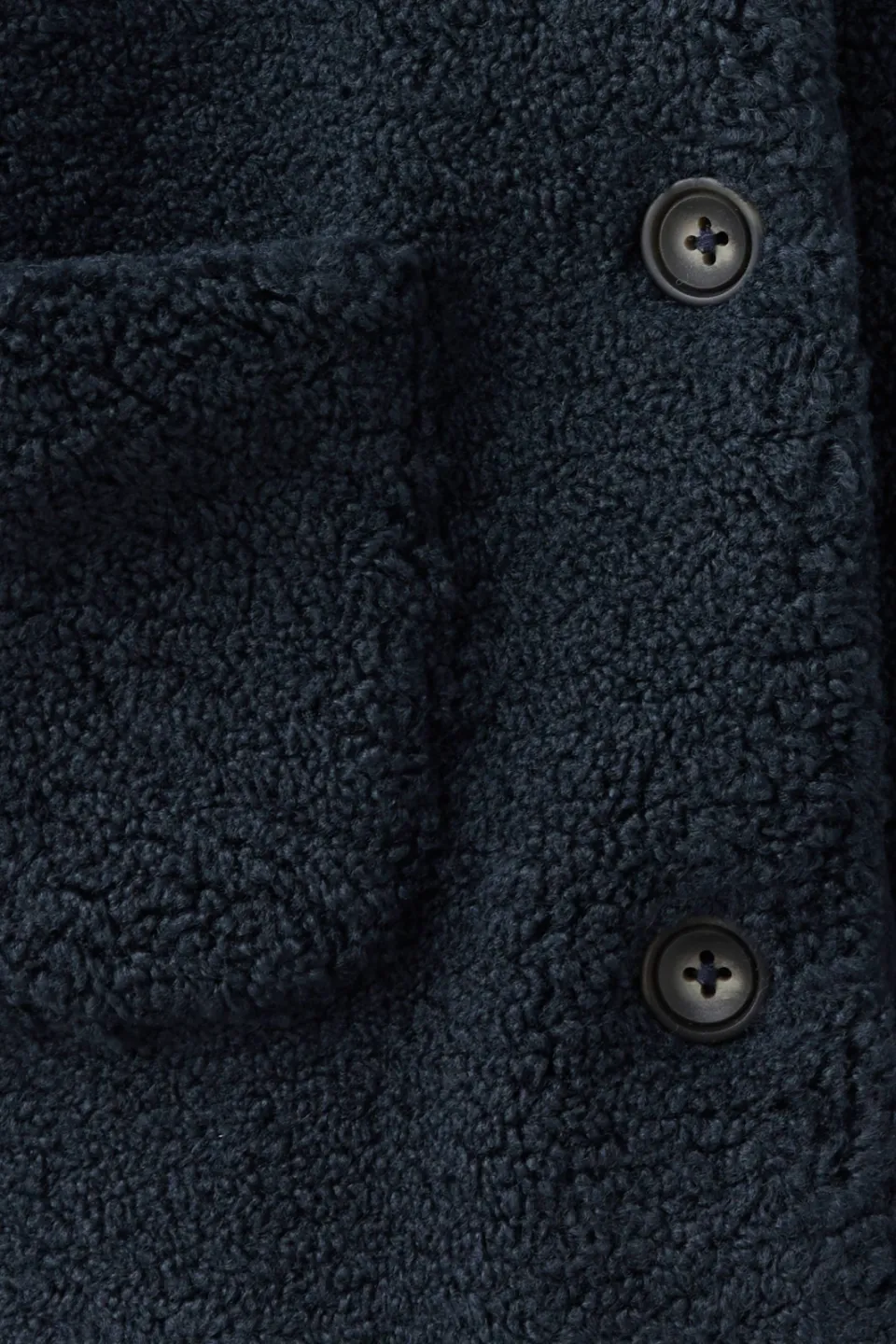 Mango teddy jas marineblauw, foto 7