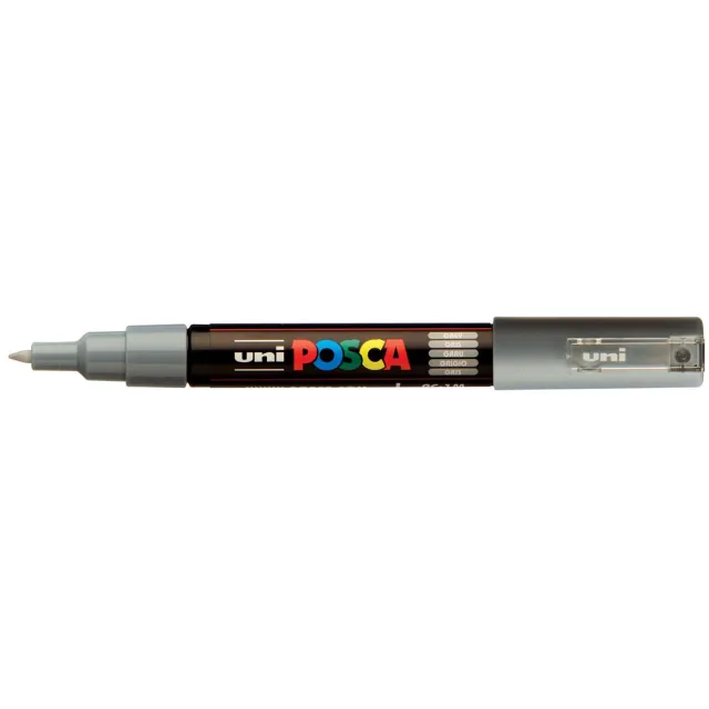 Posca marker met conische punt schrijfdikte extra-fijn grijs