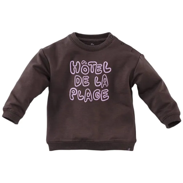 Z8 newborn sweater Riff donkerbruin