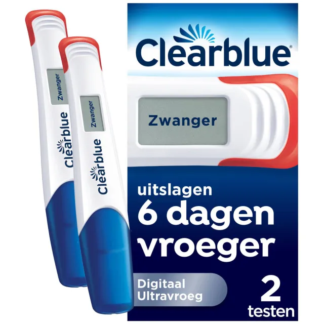 Clearblue digitaal ultravroeg zwangerschapstest, foto 2