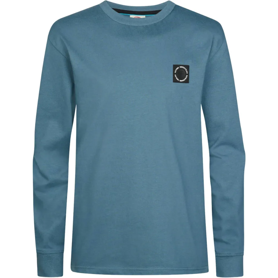 Petrol Industries longsleeve met logo blauw, foto 3
