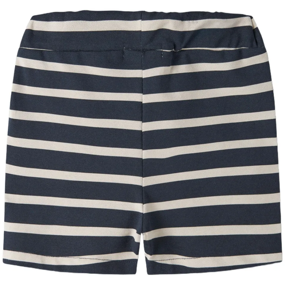 NAME IT MINI NMMVOLO gestreepte casual short donkerblauw, foto 2
