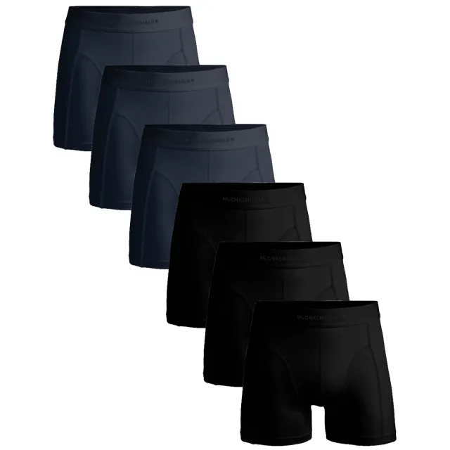 Muchachomalo Heren 6-pack Boxershorts Pima Cotton Veelkleurig