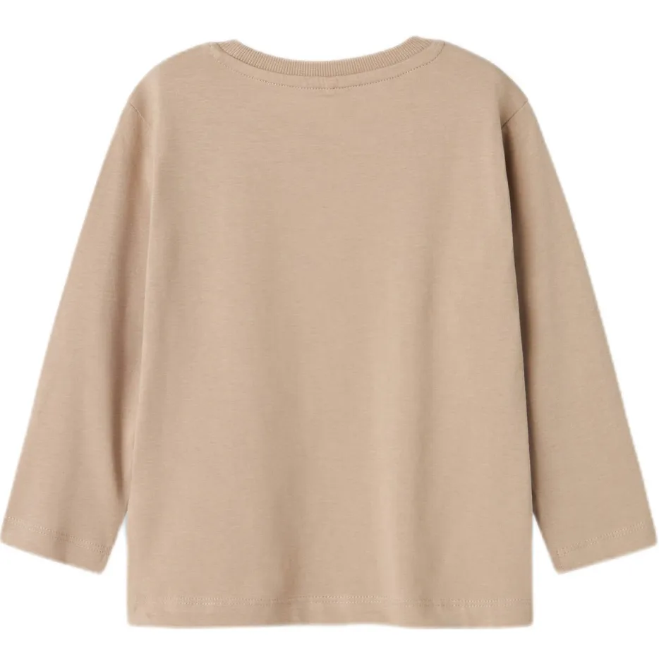 NAME IT MINI longsleeve NMMVOBBO beige, foto 2