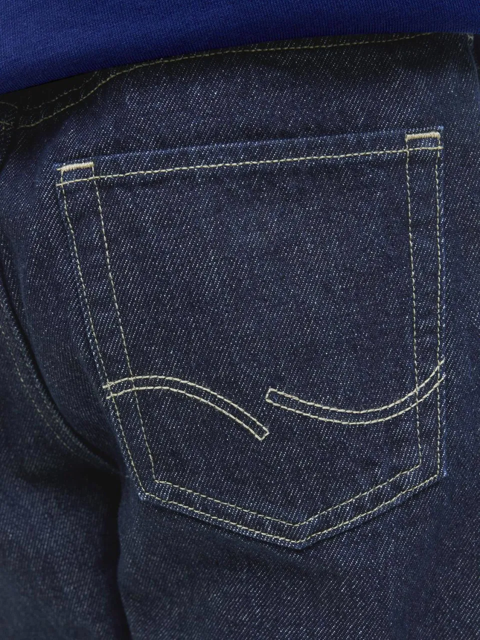 Jack & Jones JUNIOR relaxed high waist loose fit jeans dark blue denim, foto 6