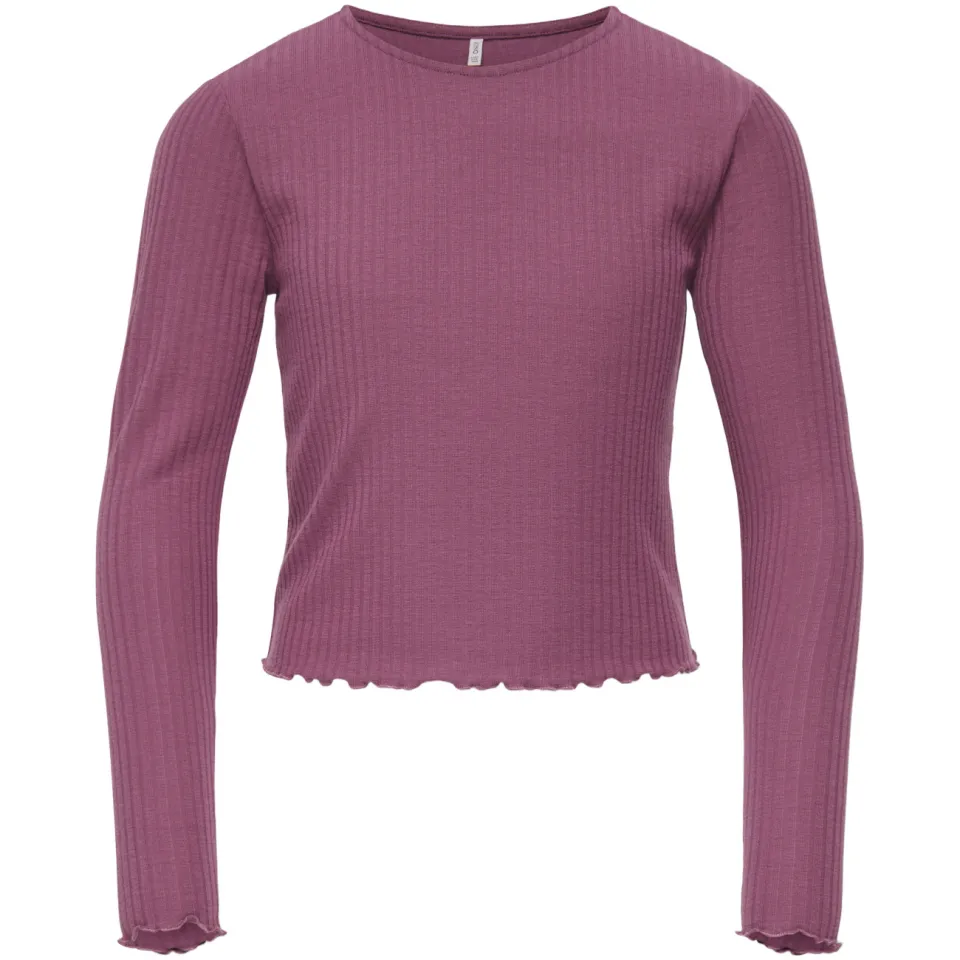 Only KOGNELLA longsleeve donkerroze, foto 2