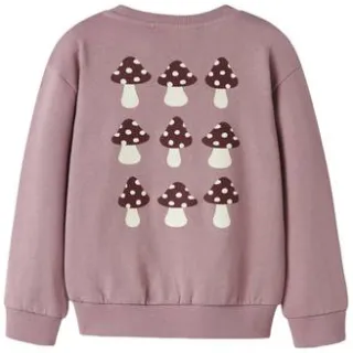 NAME IT MINI sweater met backprint - lila, foto 3