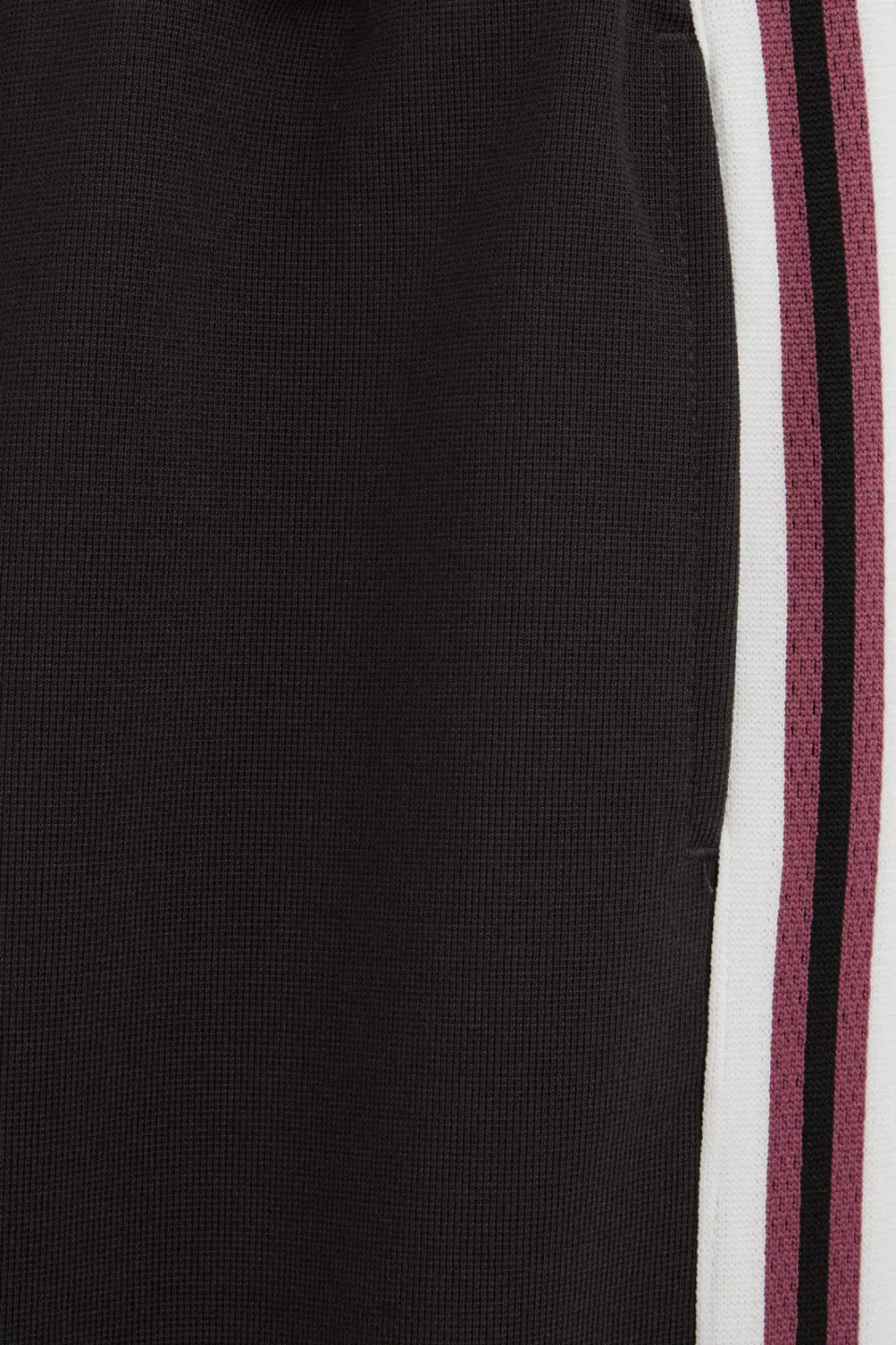 WE Fashion loose fit gestreepte joggingbroek zwart, foto 5