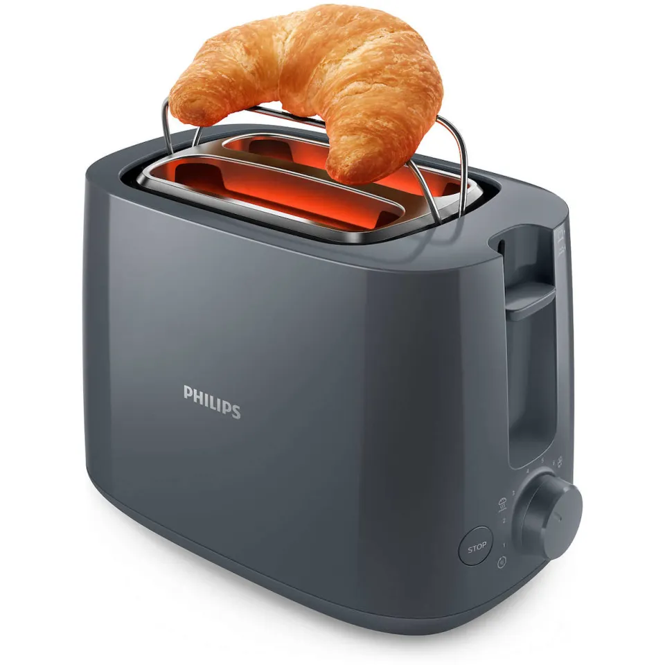 Philips HD2581/10 broodrooster donkergrijs, foto 2