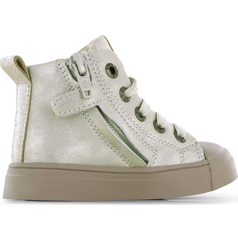 Shoesme sneakers lichtgrijs oud roze unicorn, foto 2