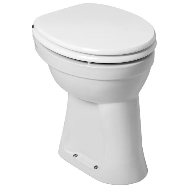 Wiesbaden staand verhoogd toiletpot +6 AO wit