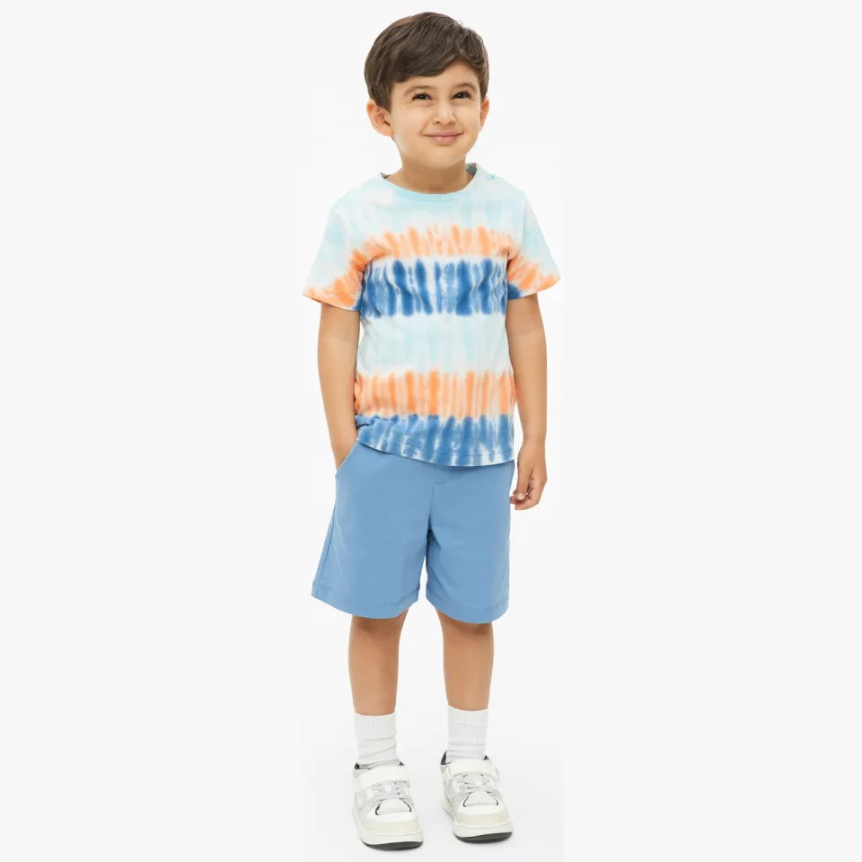 s.Oliver joggingshort lichtblauw