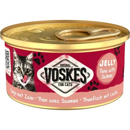 Voskes Jelly tonijn met zalm natvoer kat, foto 2