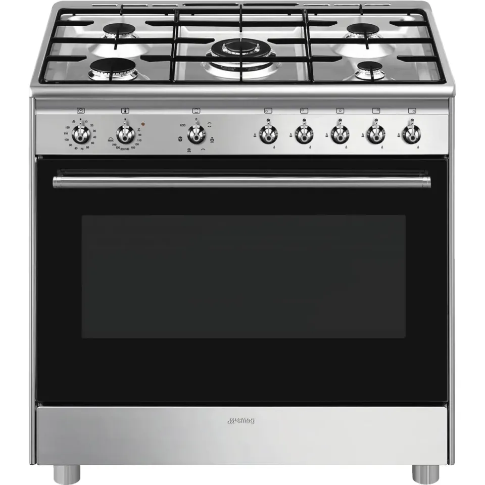 Smeg CX91GMXNLK gasfornuis RVS, foto 2