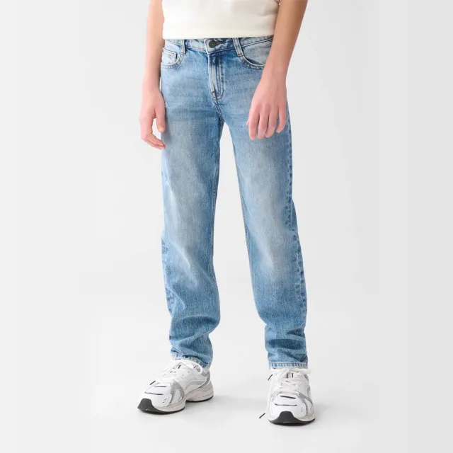 Shoeby straight leg jeans medium blue Blauw