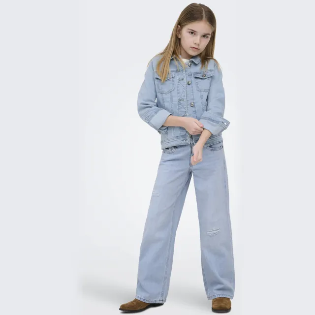 Only KONSARA spijkerjas lichtblauw Light Blue Denim