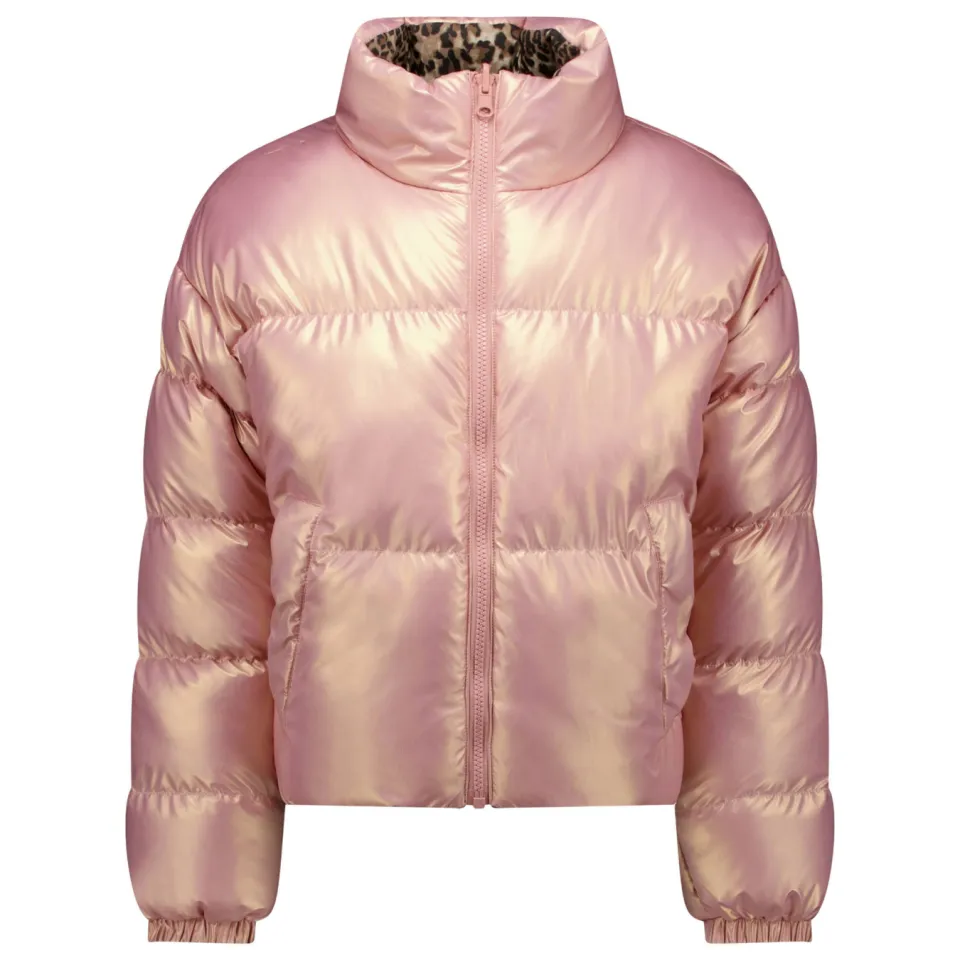 Cars winterjas met panterprint roze, foto 2